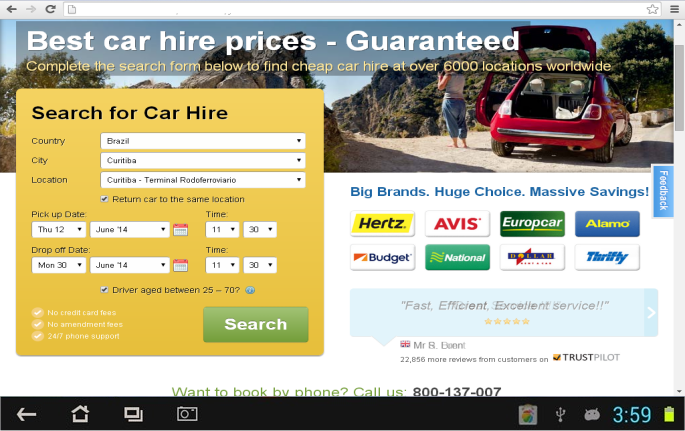 CarSearch - Rental Car Service截图1