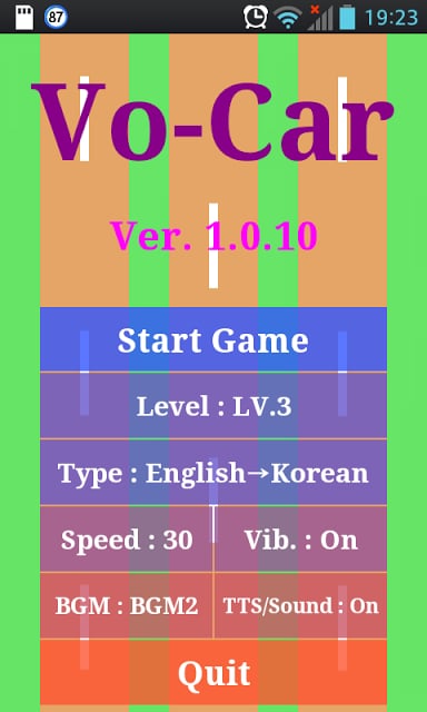 English Korean Word Study Game截图3