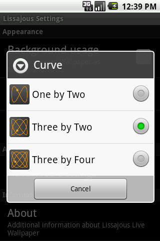 Lissajous Live Wallpaper截图5