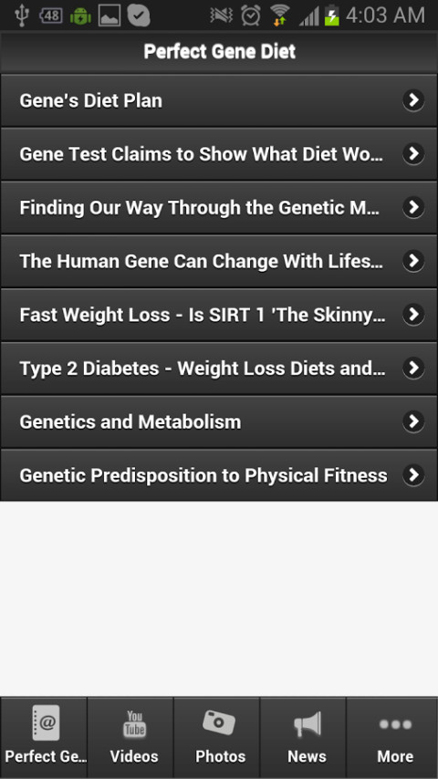 Perfect Gene Diet截图5