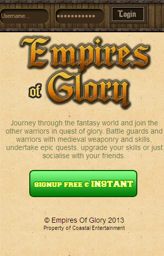 Empires Of Glory Free MMORPG截图1