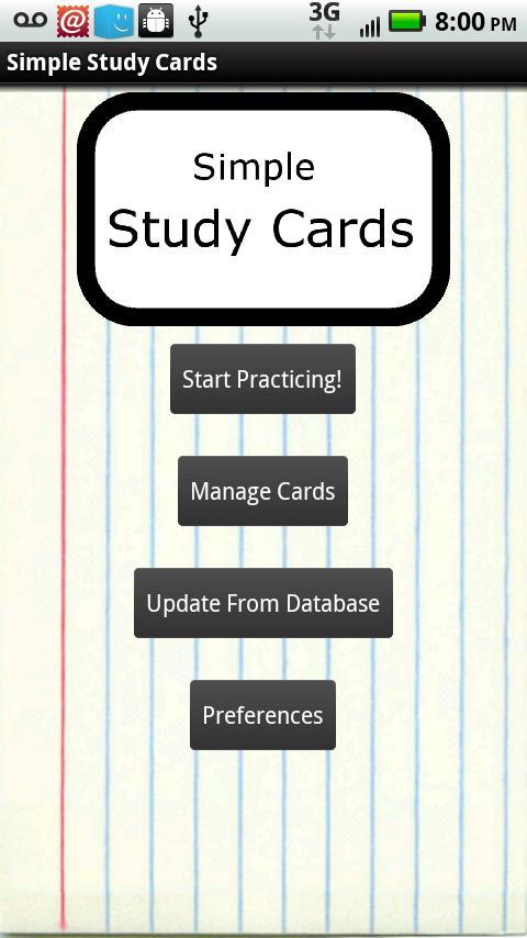 Simple Study Cards截图1