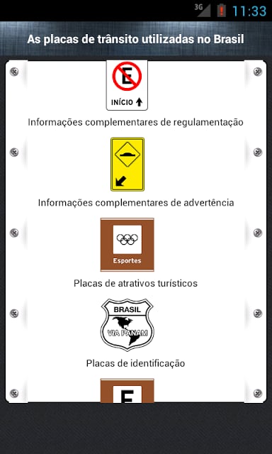 Sinaliza&ccedil;&atilde;o de tr&acirc;nsito截图8