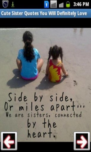 Cute Sister Quotes截图5