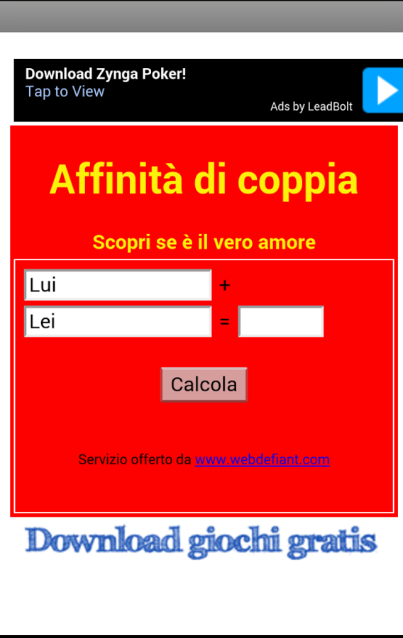 Affinit&agrave; di coppia截图2