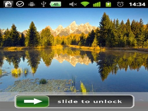 Natural Scenery Lock Screen截图2