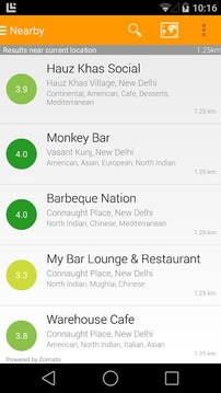 Eattr- India Restaurant Finder截图