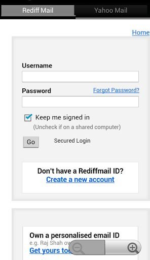 Mails- Rediff, Yahoo截图3