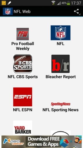 NFL Web截图4