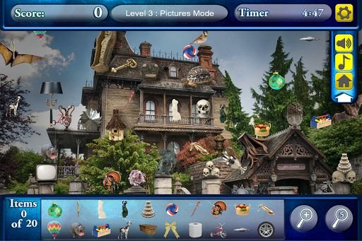 Hidden Objects Haunted Worlds截图6