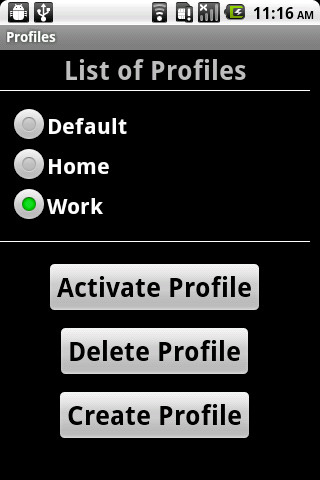 Settings Profiles - Free截图1