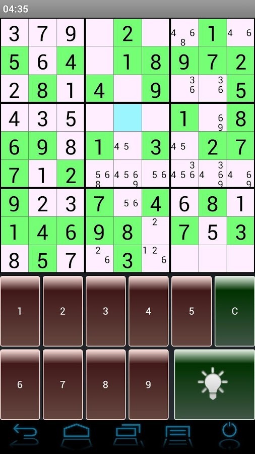 Sudoku Hints appear 2截图1