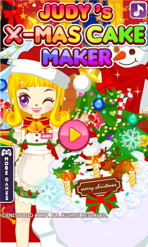 Judy's X-mas Cake Maker - Cook截图1