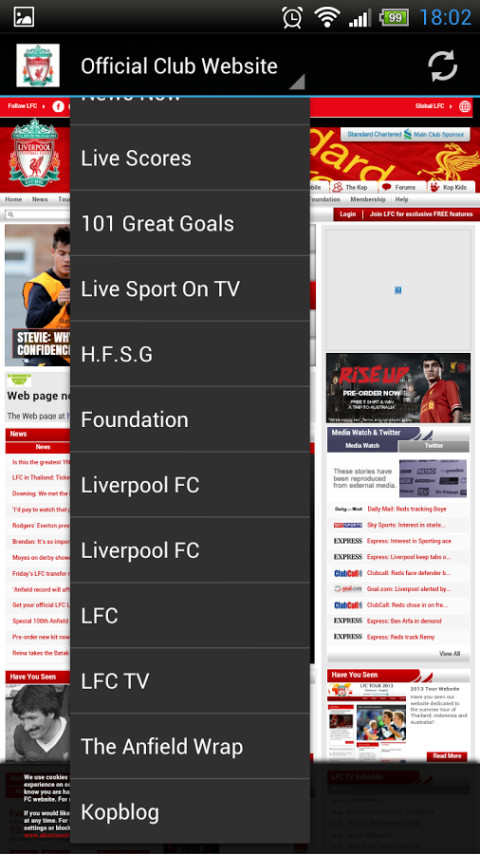 Liverpool App截图2