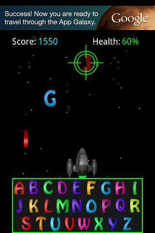 Alphabet Starfighter Free截图2