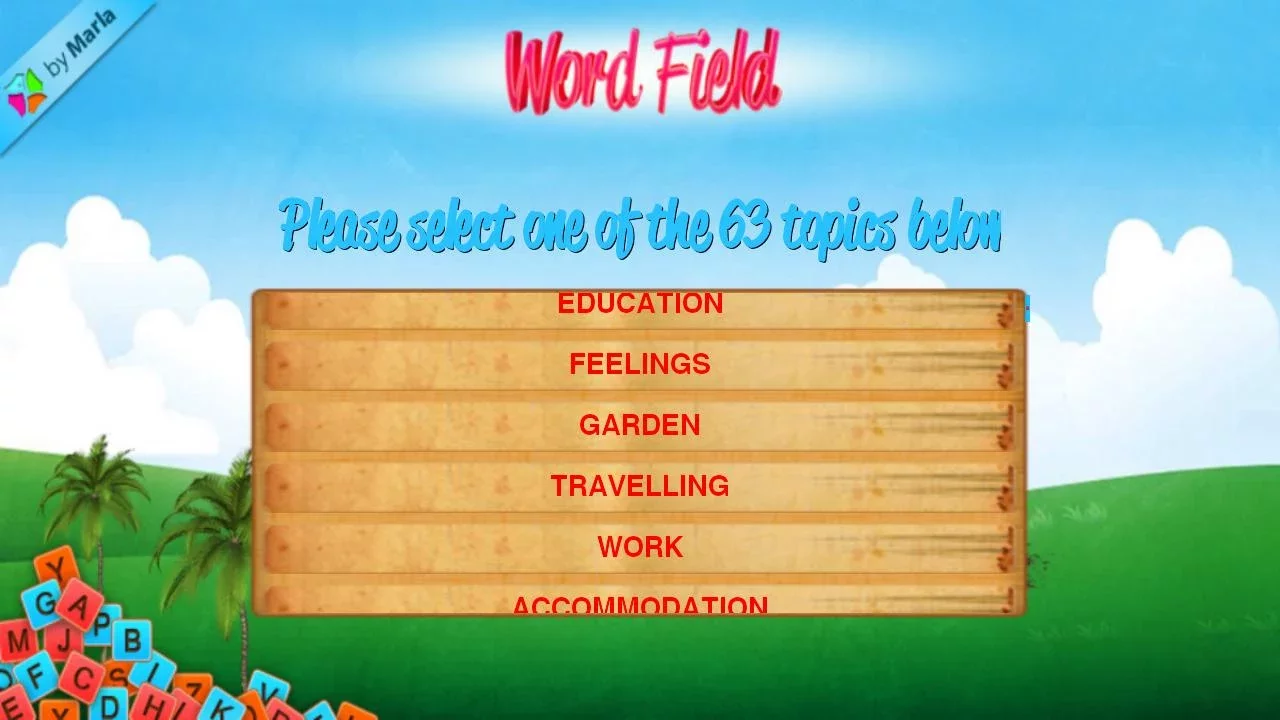Learn English - Word Field截图1