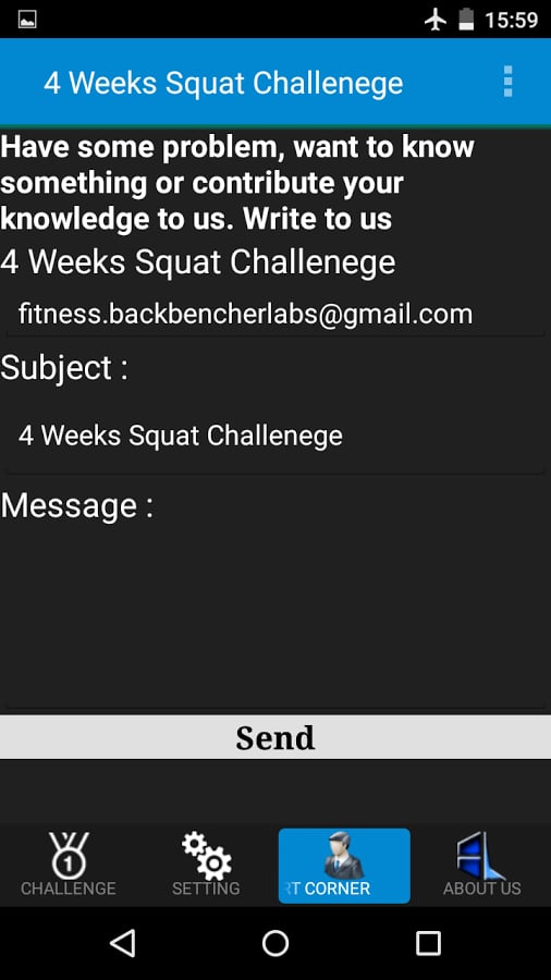 4 Weeks Squat Challenge截图1