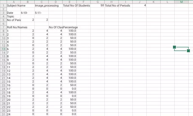 MVSR Attendance截图1