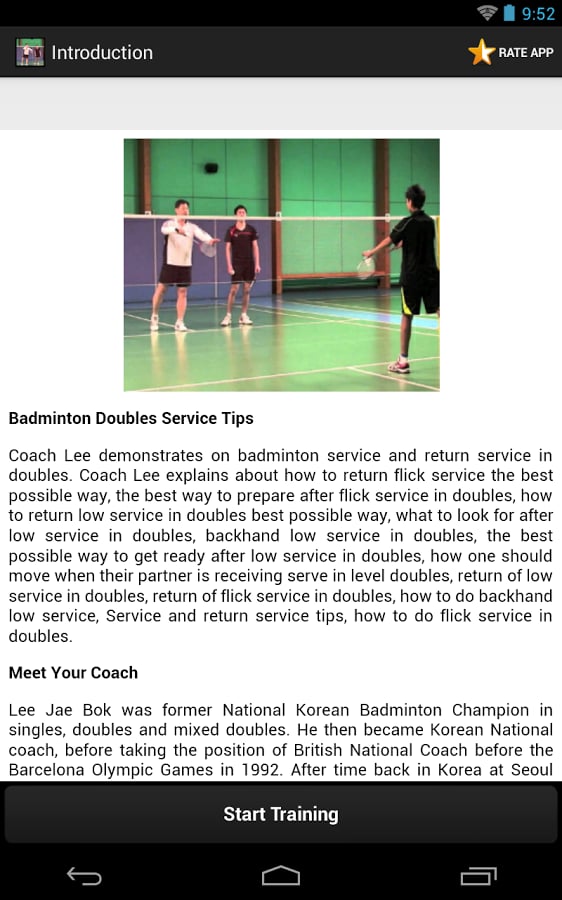 Badminton Doubles Servic...截图5