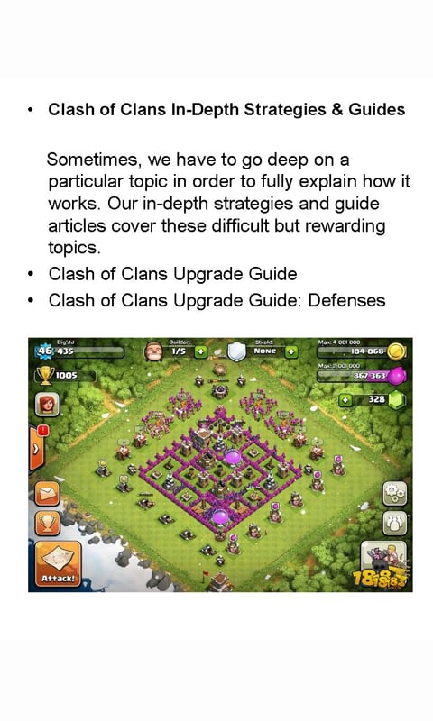 Guide 2015 for Clash of Clans截图1