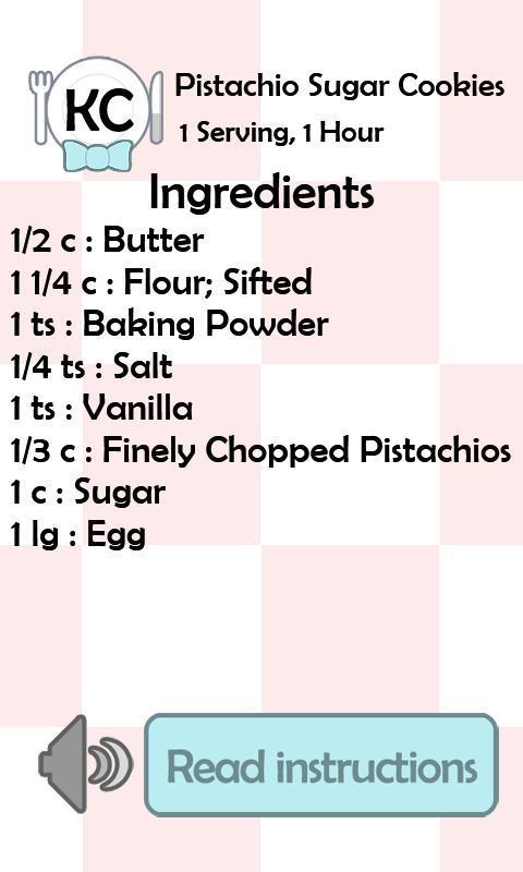 KC Pistachio Sugar Cookies截图2