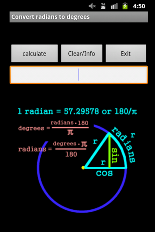 Convert radians to degrees截图2