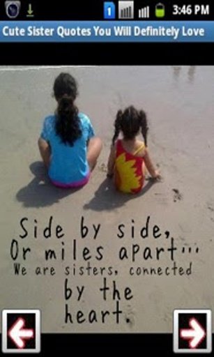 Cute Sister Quotes截图6