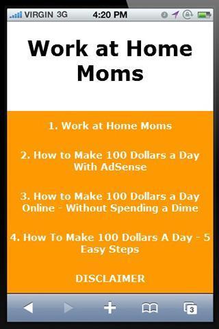 Work At Home Moms截图1