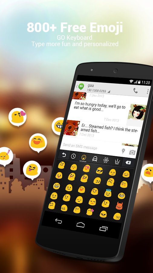 Urdu for GO Keyboard - Emoji截图8