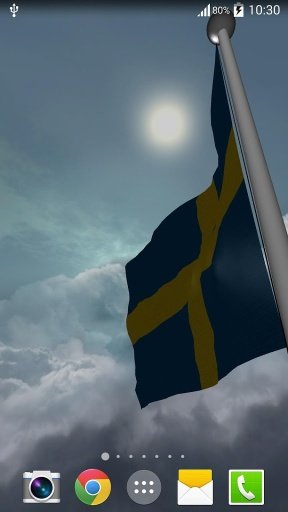 Sweden Flag - LWP截图1