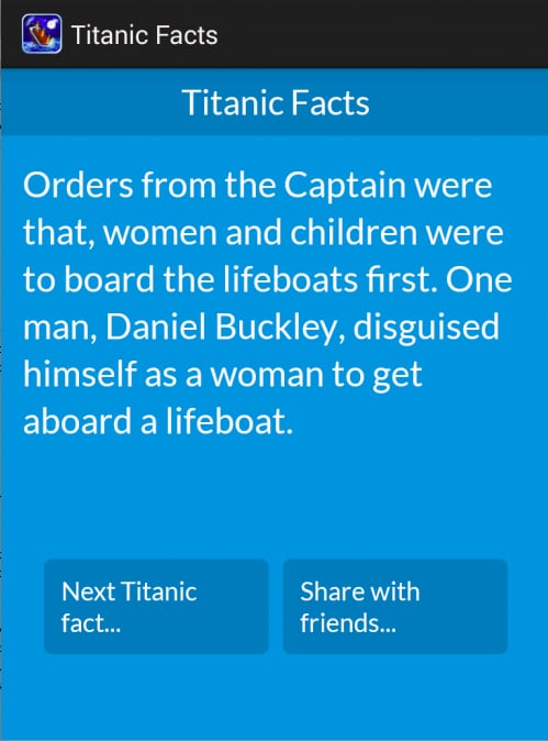 Titanic Facts截图1