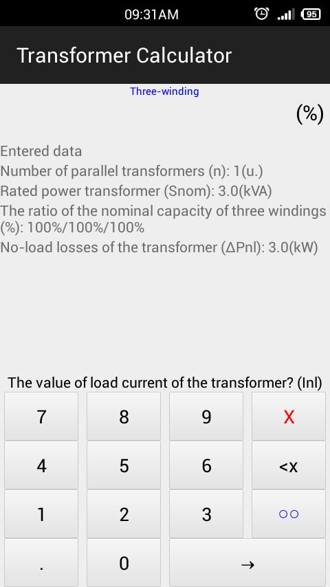 Transformer Calculator截图1