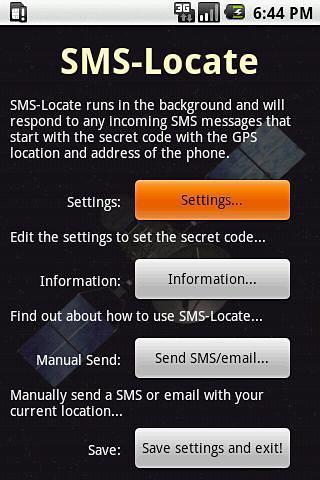 SMS-Locate Lite截图1