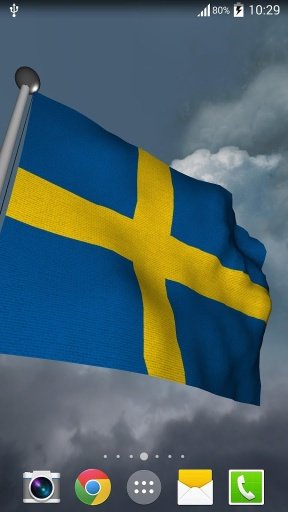 Sweden Flag - LWP截图2