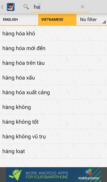 Vietnamese&lt;&gt;English截图5