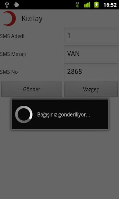 SMS Bağış截图3