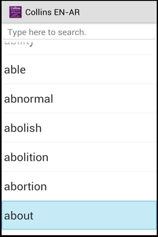 Collins Gem Arabic_Dictionary截图5