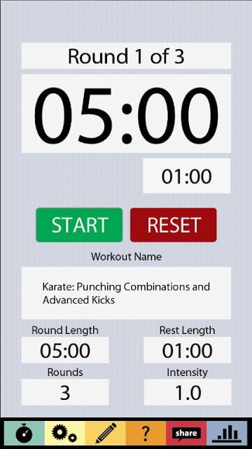 MMA Training and Fitness Timer截图9