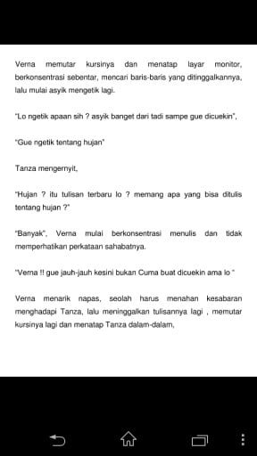 Novel Remaja Verna dan Hujan截图1