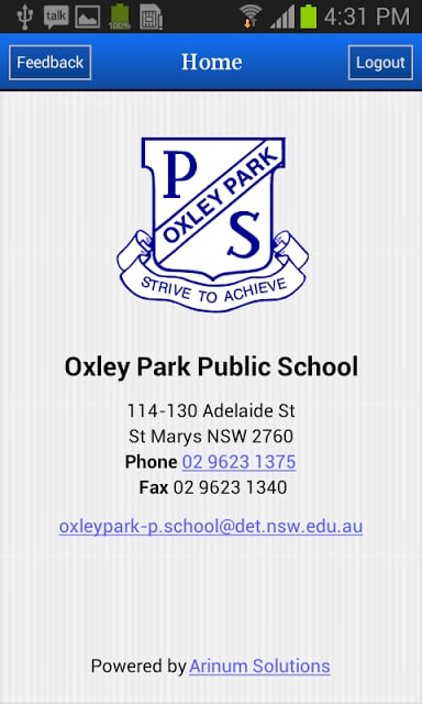 Oxley Park Public School截图3