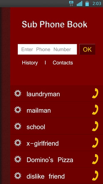 SUB PHONEBOOK - extra number截图9