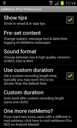 Netmemo Plus Voice Recorder截图2