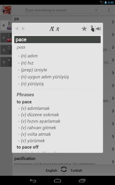 Dictionary Turkish English截图7