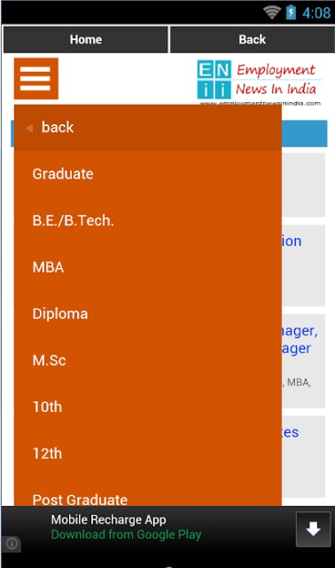 Employment News In India截图8