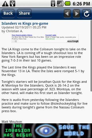 Islanders Hockey Blog截图2