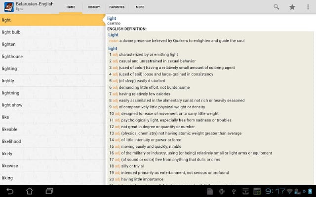 Belarusian&lt;&gt;English Dictionary截图9