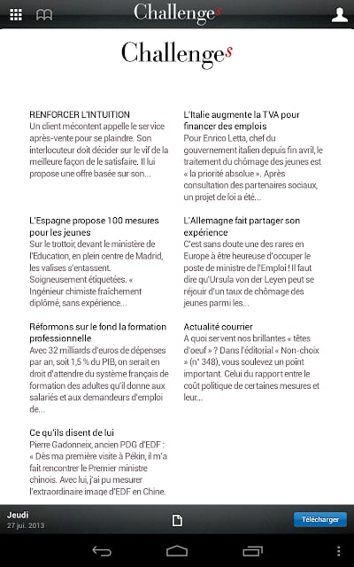 Challenges le magazine截图8