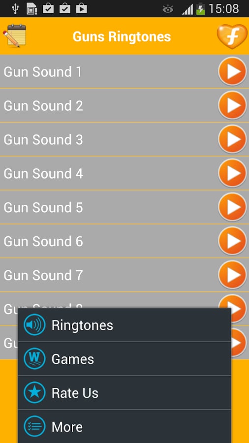 Machine Gun Ringtones Shot截图2