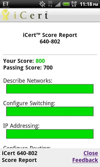 iCert Practice Exam for CCNA截图2