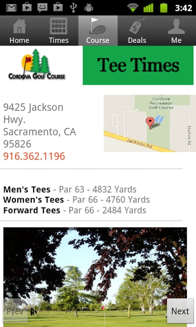 Cordova Golf Tee Times截图1
